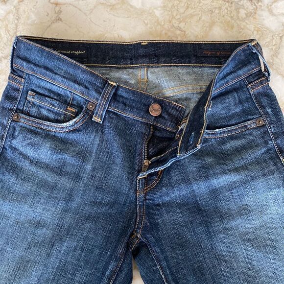 Citizens of Humanity Kelly #063 Stretch Low Waist Cropped Jeans - Picture 11 of 15